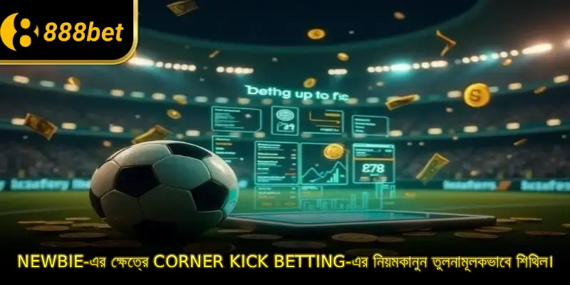 Newbie-এর ক্ষেত্রে Corner Kick Betting-এর নিয়মকানুন তুলনামূলকভাবে শিথিল।