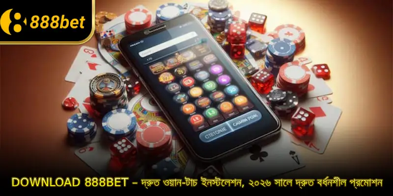 Download 888BET – দ্রুত ওয়ান-টাচ ইনস্টলেশন, ২০২৬ সালে দ্রুত বর্ধনশীল প্রমোশন